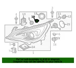 Headlamp Retainer - GM (13377771)