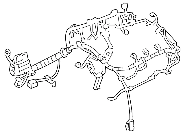 Engine Control Module and Engine Wiring Harness - GM (13463512)