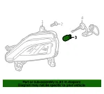 Multi-Purpose Light Bulb - GM (13500813)