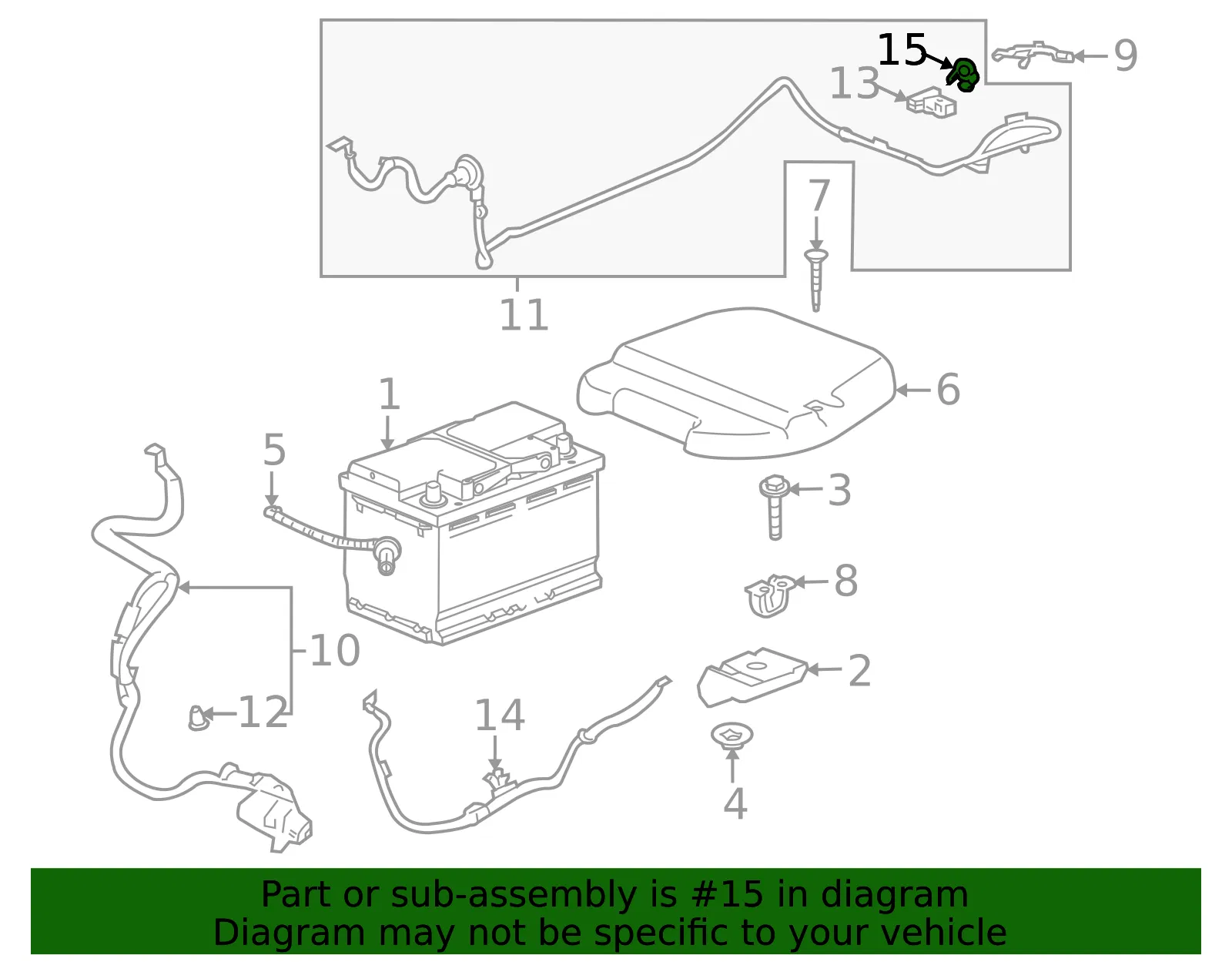 Battery Current Sensor - ACDelco (13505369)