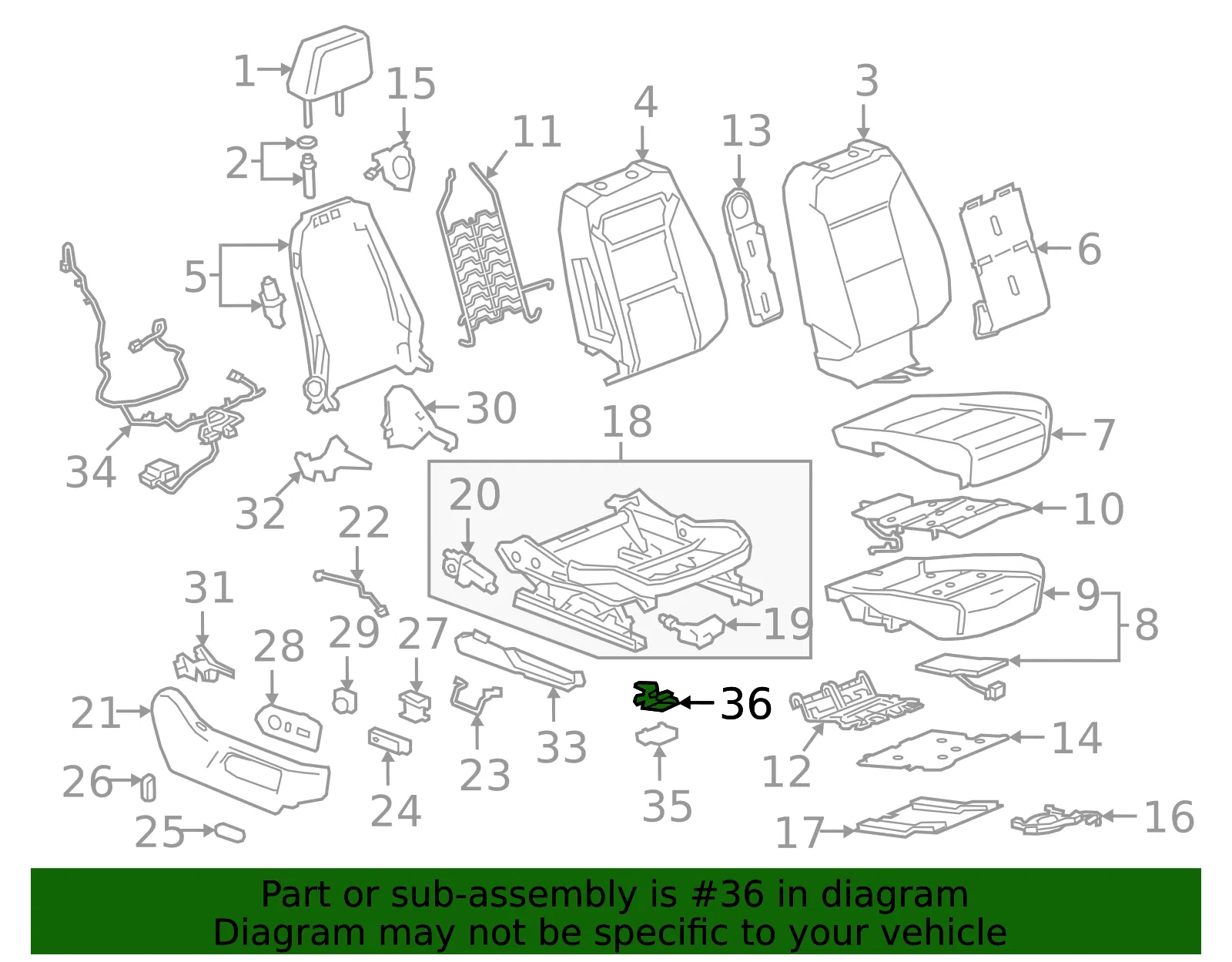 Module Bracket - Passenger Side (RH) - GM (13511544)