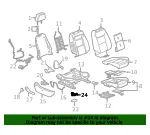 Front Seat Heater Control Module Bracket - GM (13511545)