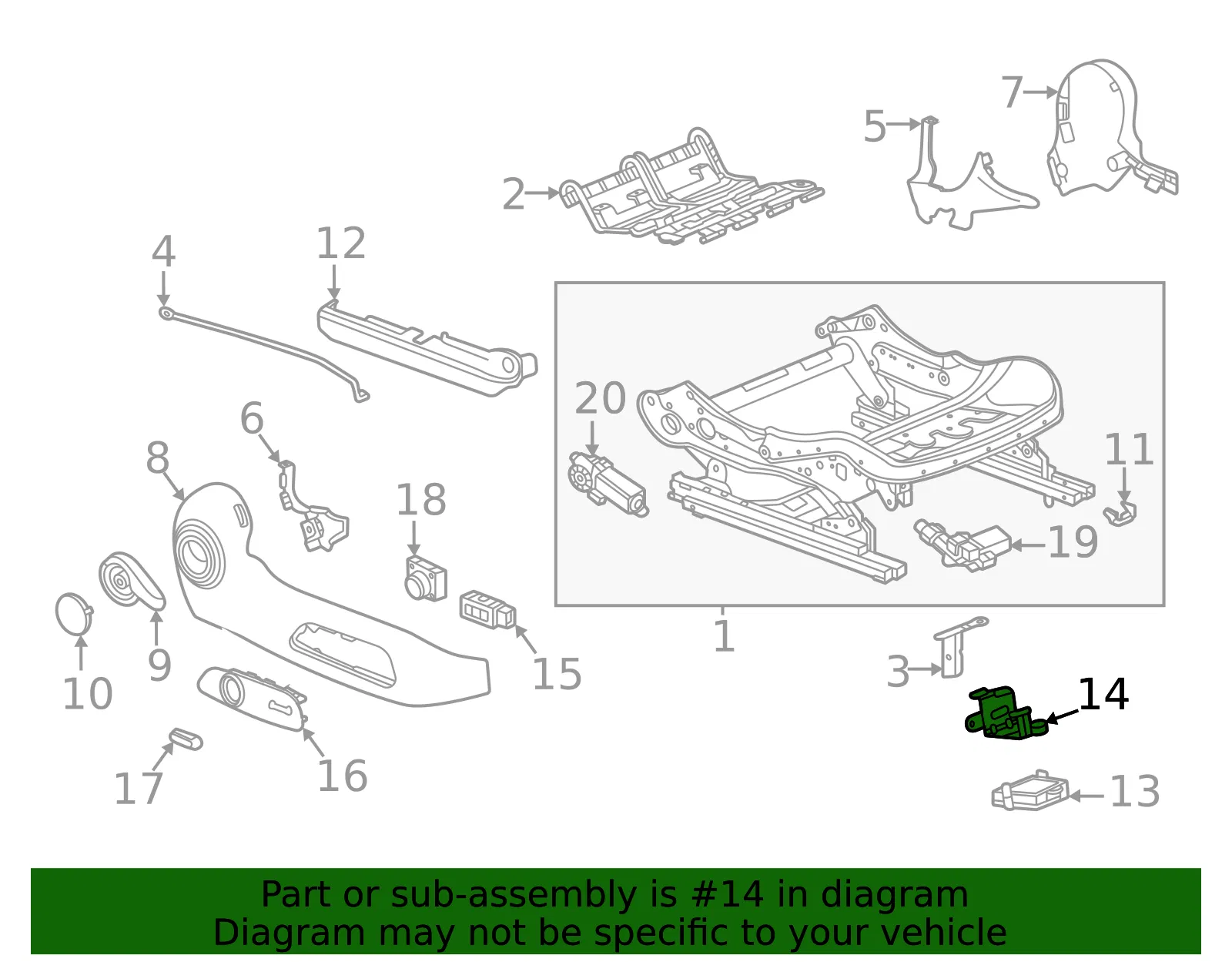 Control Module Mount Bracket - GM (13514567)