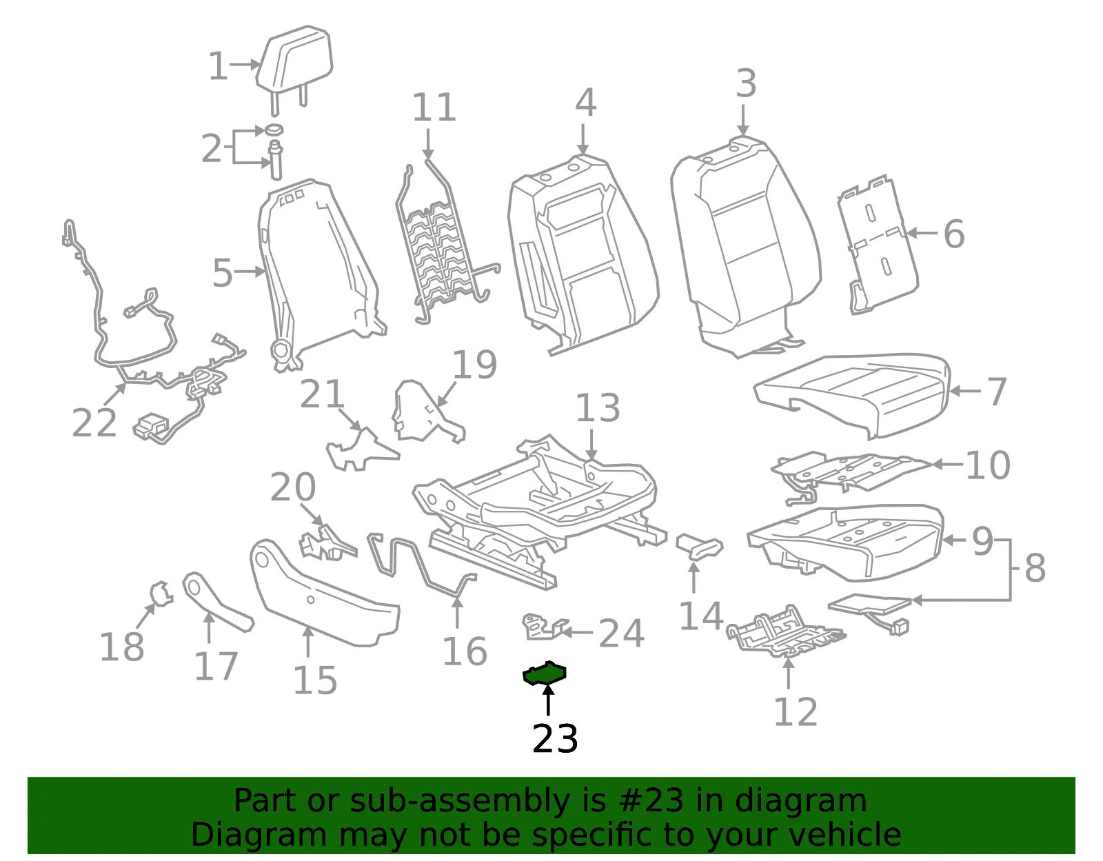 Control Module - Driver's Side (LH) - GM (13526069)