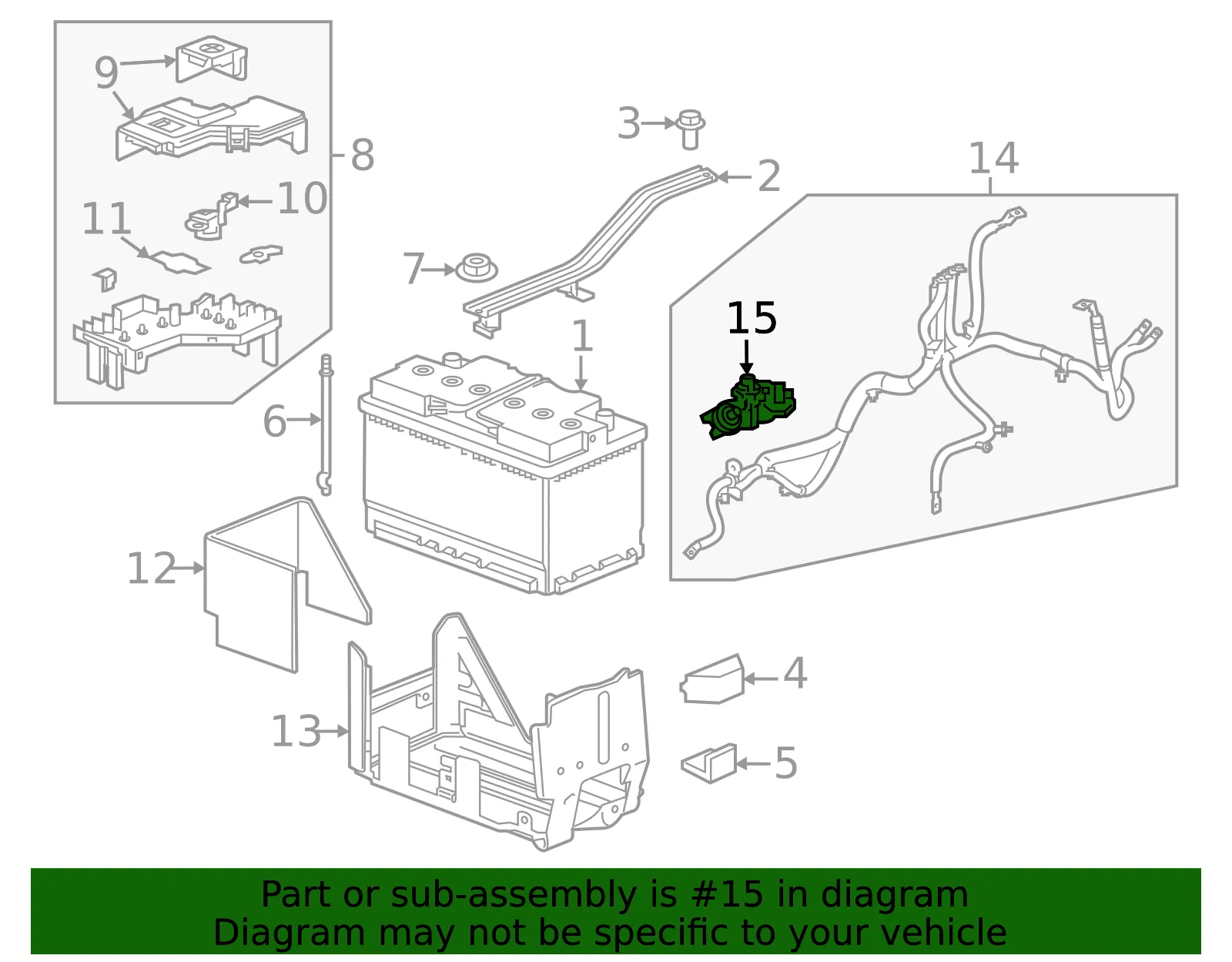 Voltage Sensor - GM (13542821)