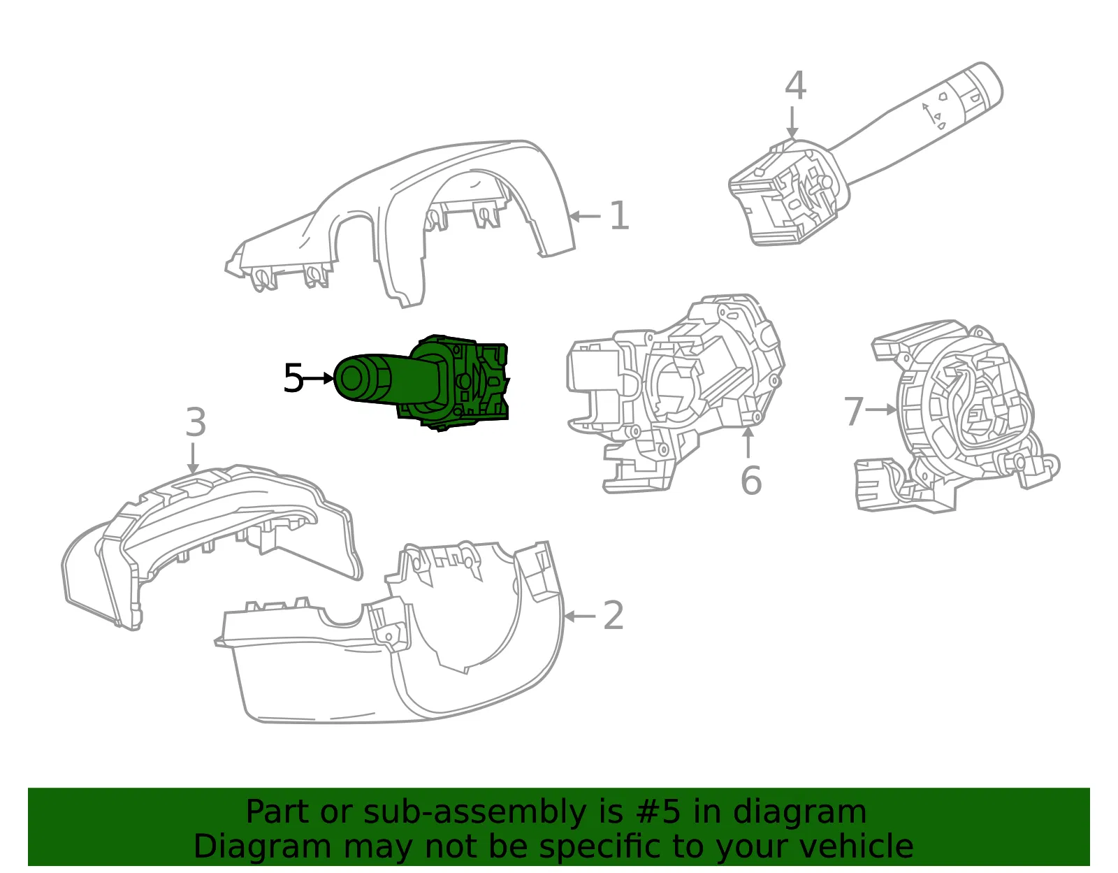 Multi-Function Switch - GM (13545221)