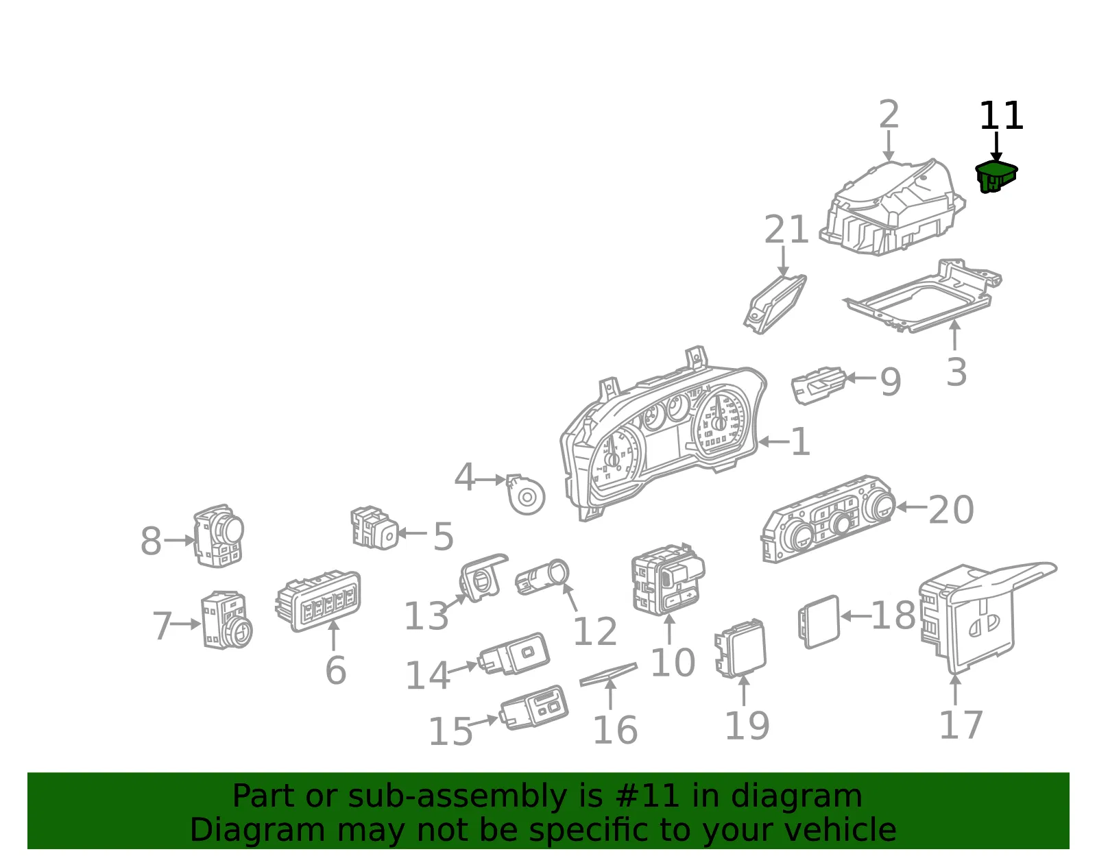 Sun Load Temperature Sensor - GM (13545621)