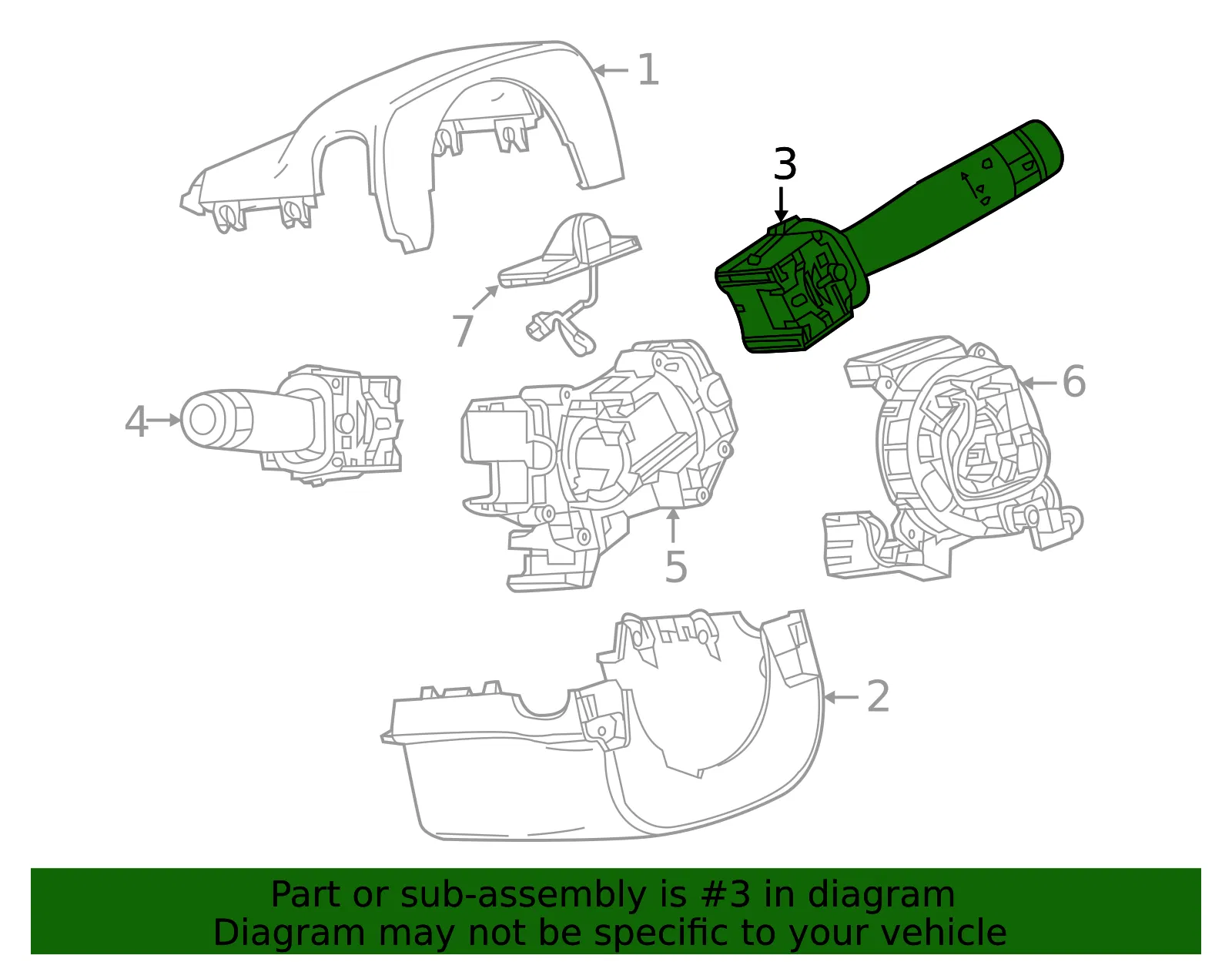 Wiper Switch - GM (13545697)