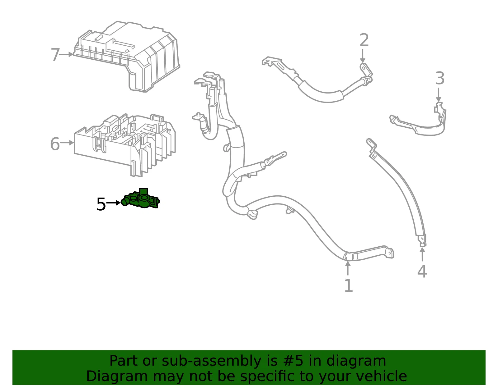 Battery Current Sensor - GM (13545953)