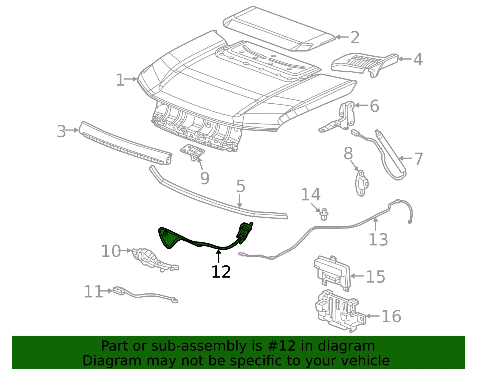 F Actuator - GM (13552811)