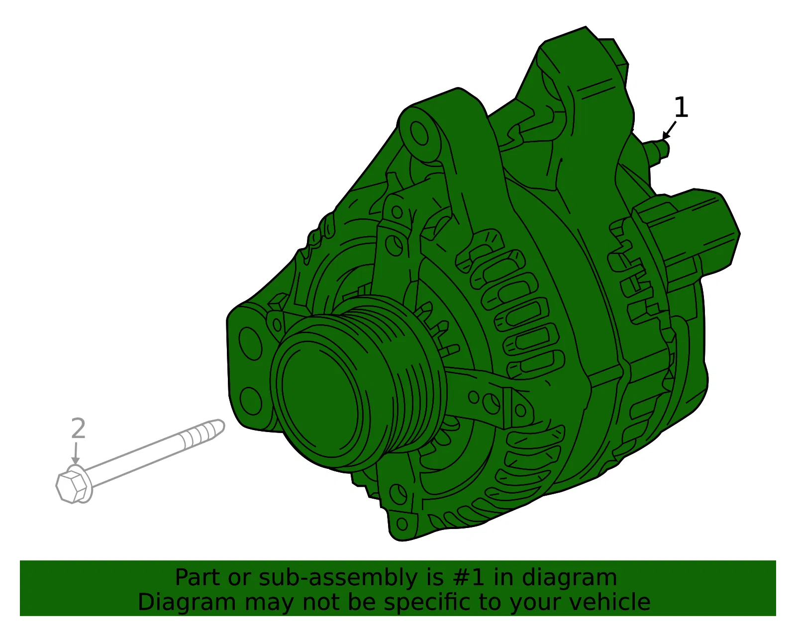 Alternator - GM (13552844)