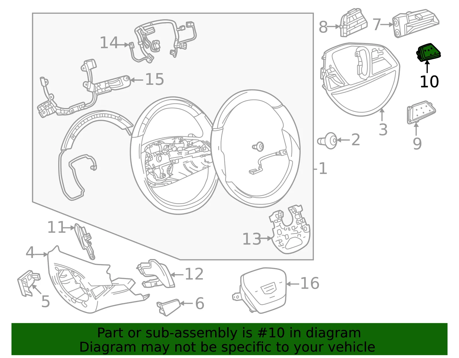 Display Switch - GM (13555210)