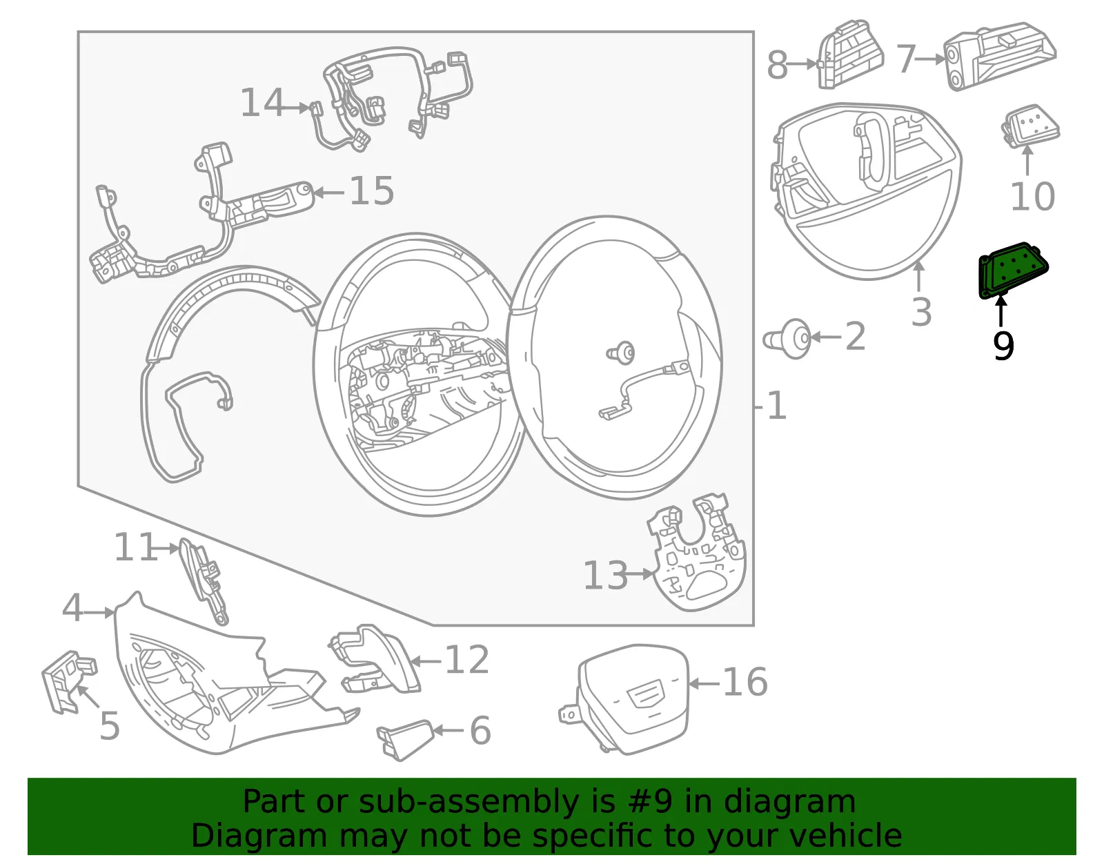 Display Switch - GM (13556277)