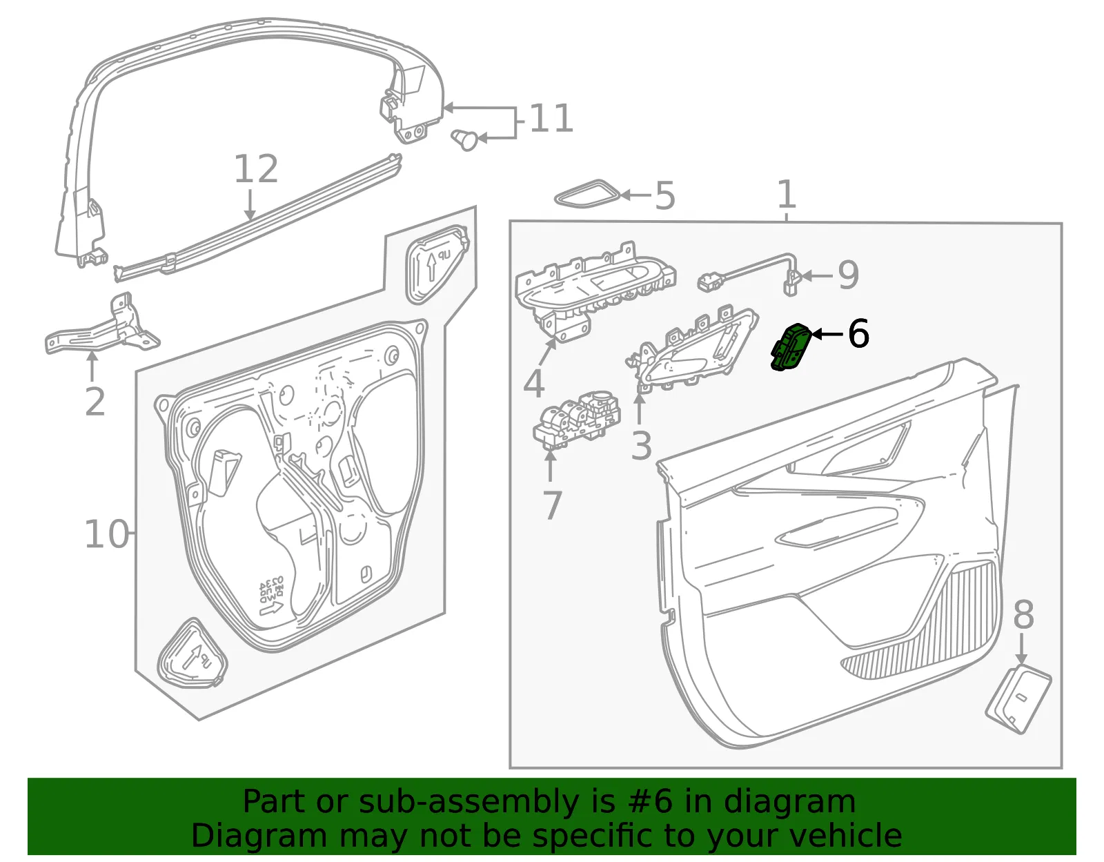 Lock Switch - GM (13558316)