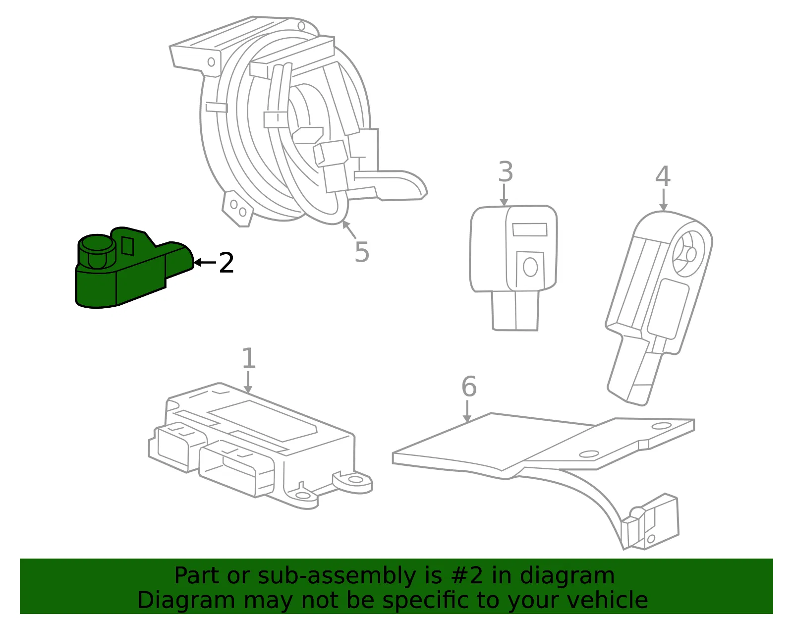 Ft Impact Sensor - GM (13563170)