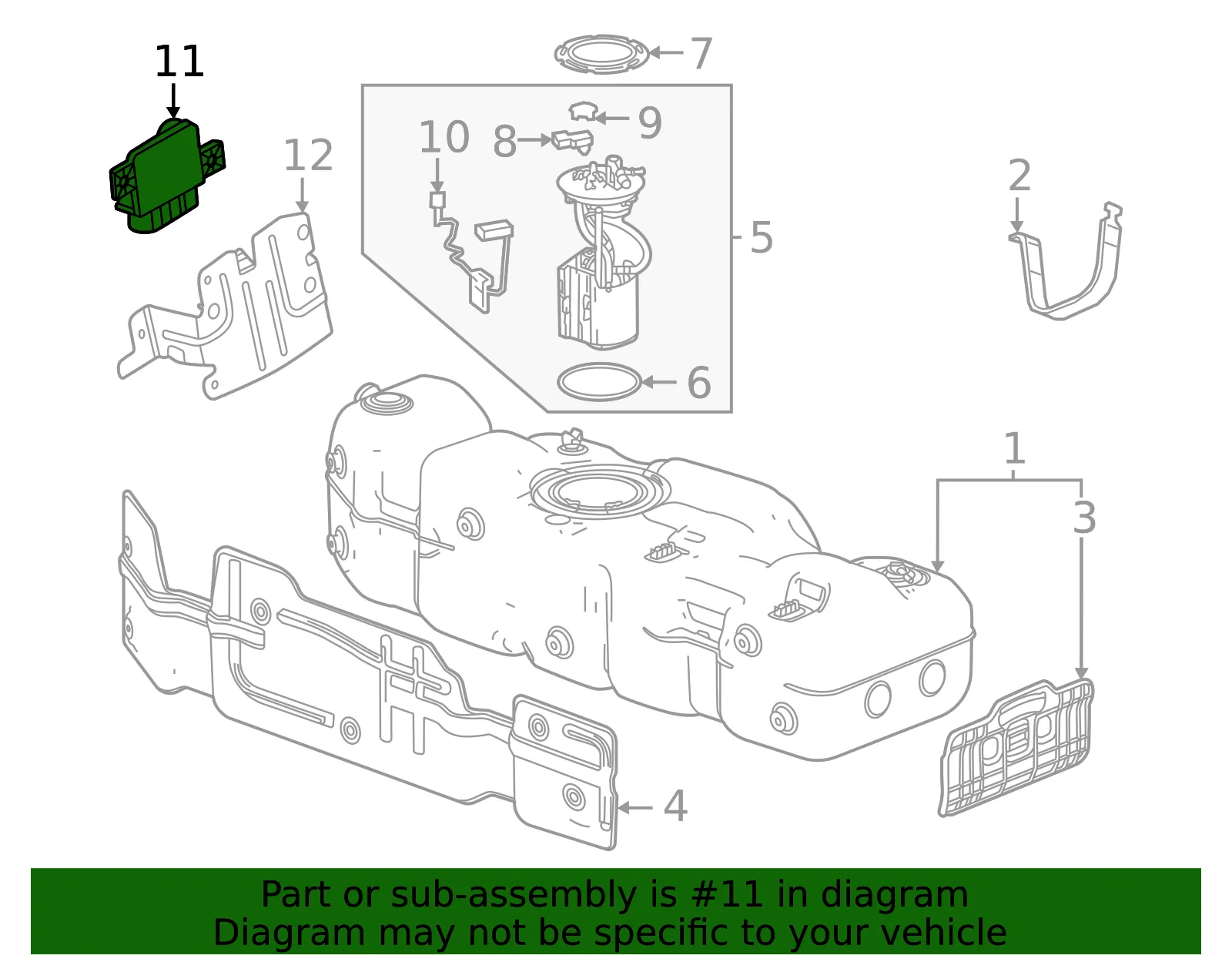 Fuel Pump Driver Module - GM (13563193)