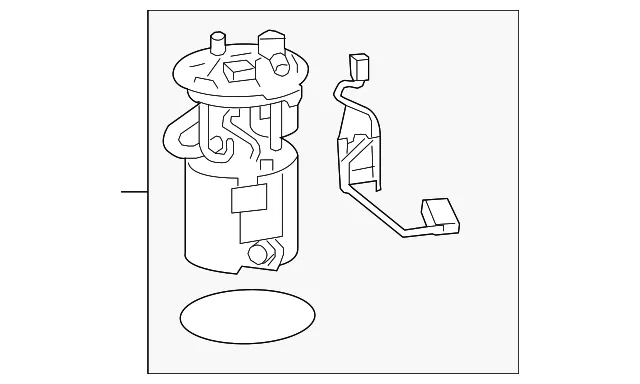 Fuel Pump Module Assembly without Fuel Level Sensor - GM (13592113)
