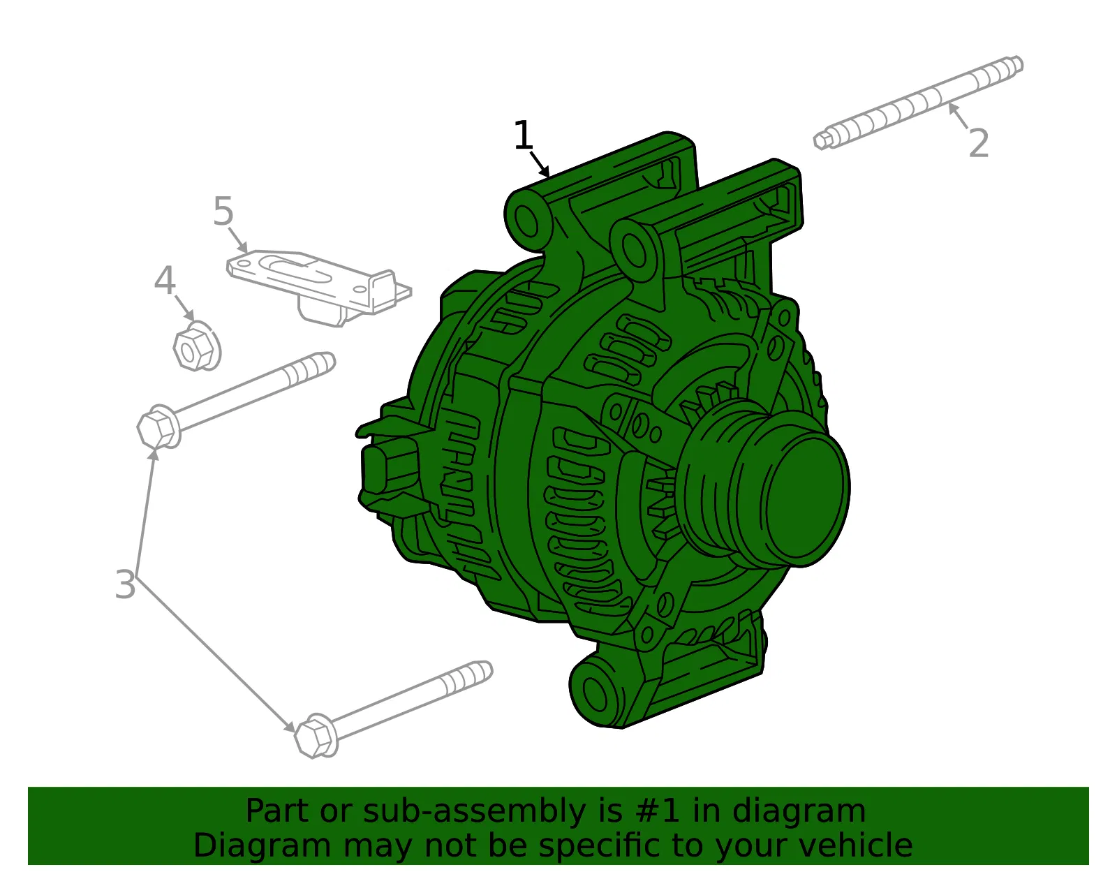 Alternator - GM (13592809)