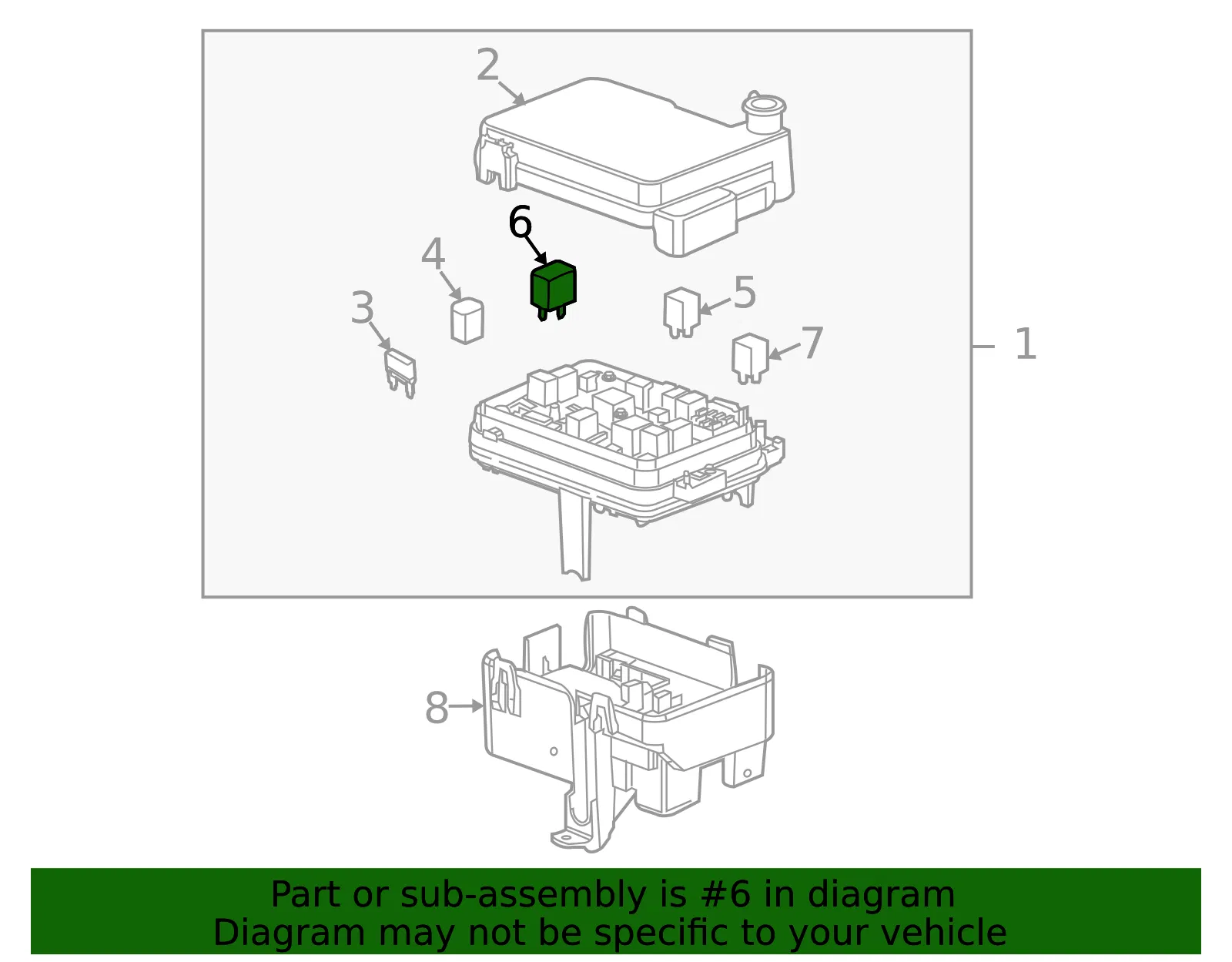 Engine Control Module Relay - ACDelco (13598347)