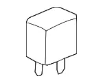 Engine Control Module Relay - ACDelco (13598347)