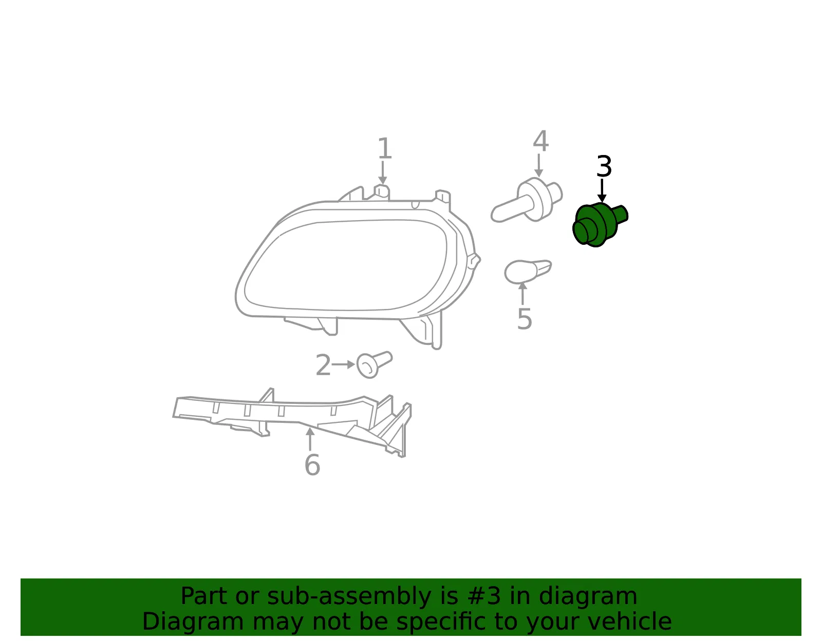 Headlamp Socket - GM (15231500)
