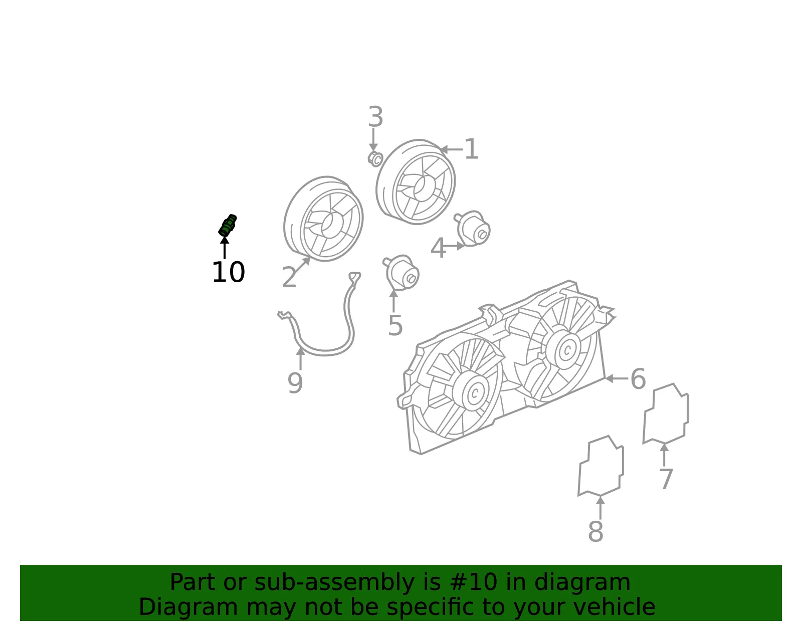 Multi-Purpose Temperature Sensor - GM (15326386)