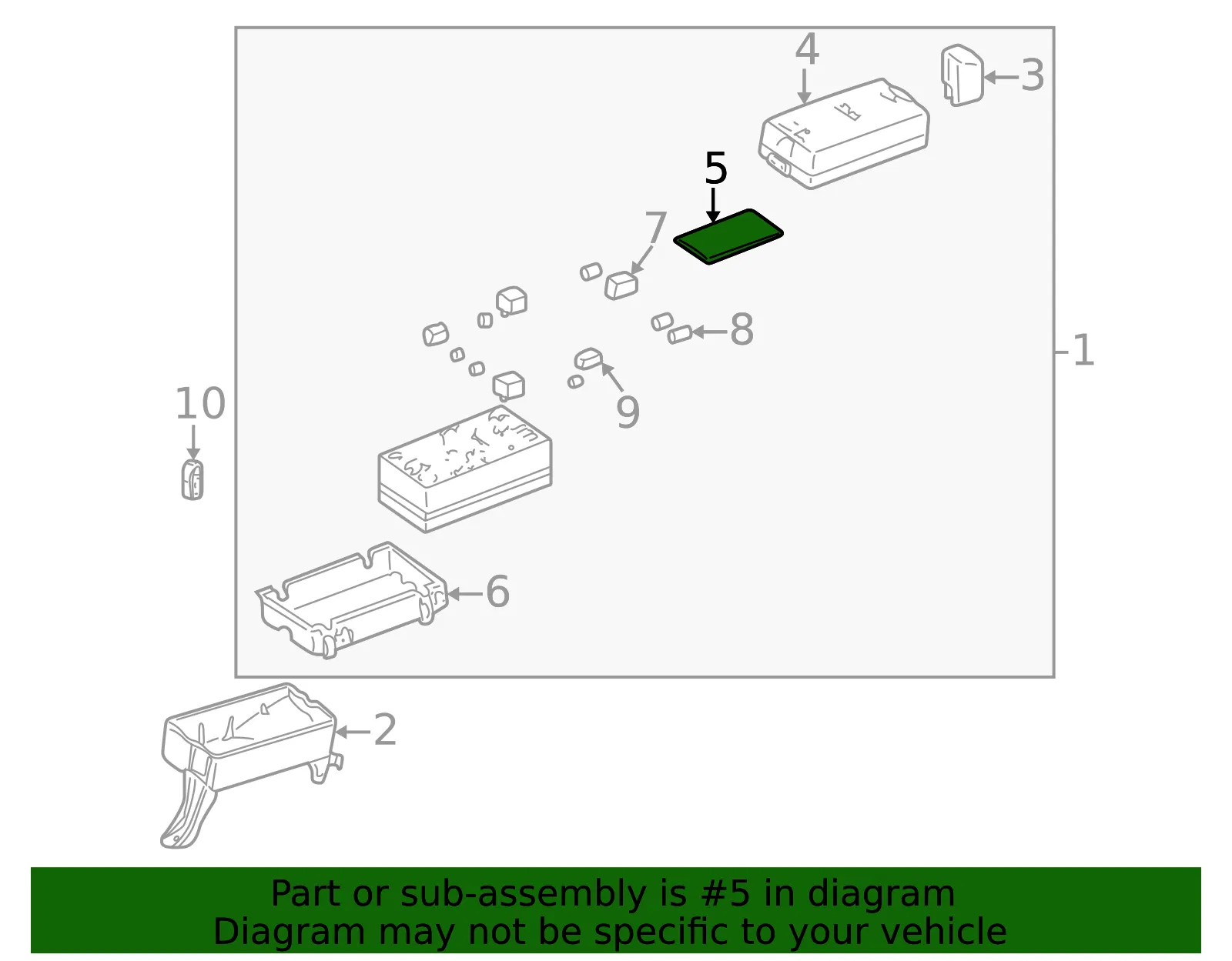 Relay and Fuse Block Identification Label - GM (15357246)