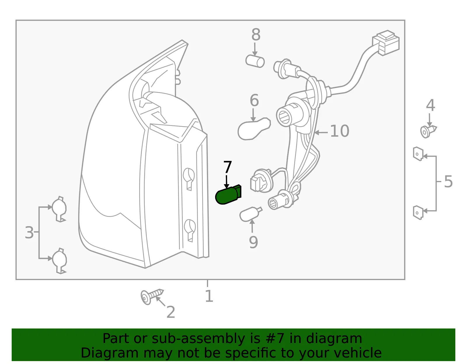 Multi-Purpose Light Bulb - GM (15829331)