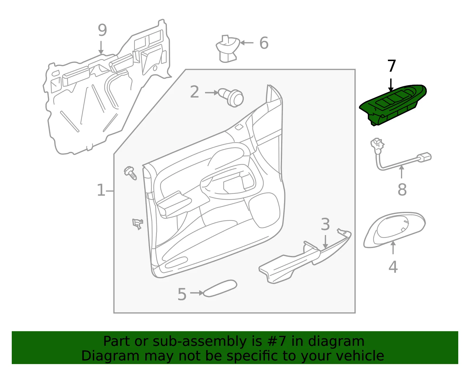 Window Switch - GM (15905402)