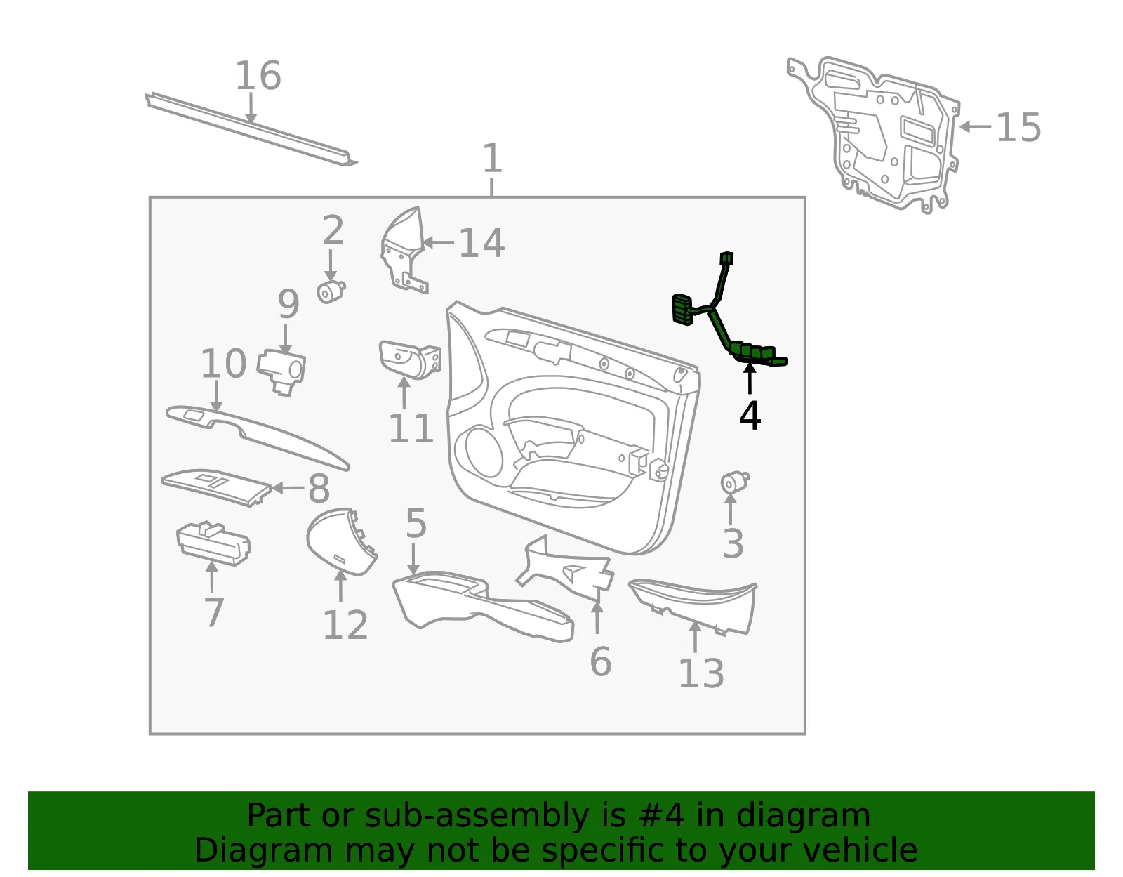 Wire Harness - GM (15948756)
