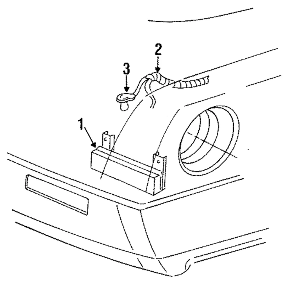 Lamp Asm Rr Si Mkr & Si B - GM (16514358)