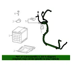 Negative Battery Cable - GM (19115413)