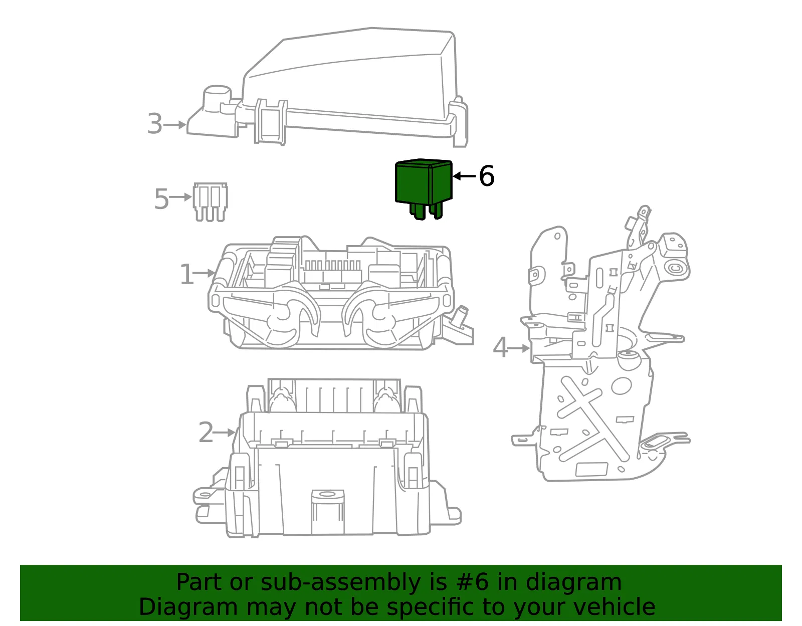 Multi-Purpose Relay - GM (19119299)