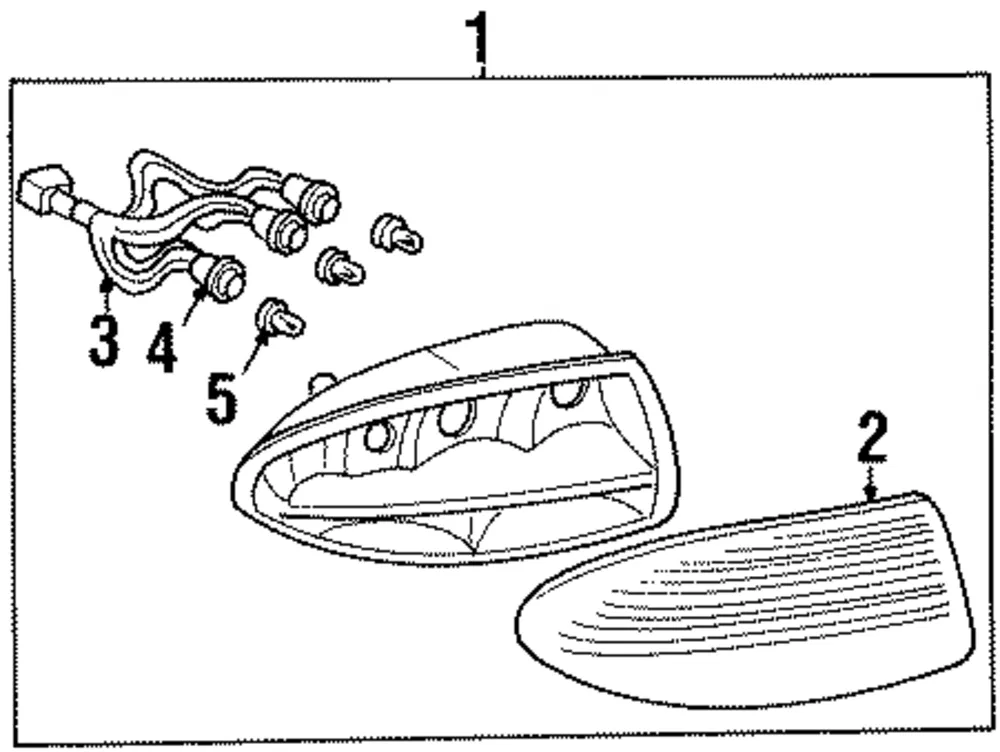 Lamp Asm Tail - GM (19168987)