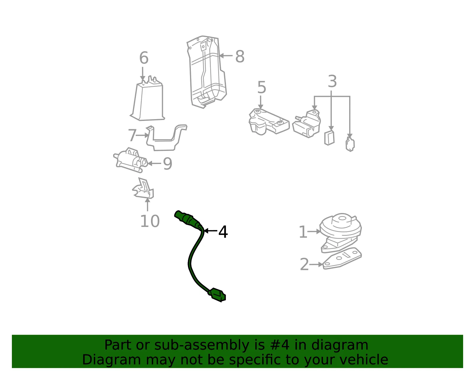 Oxygen Sensor - GM (19211437)