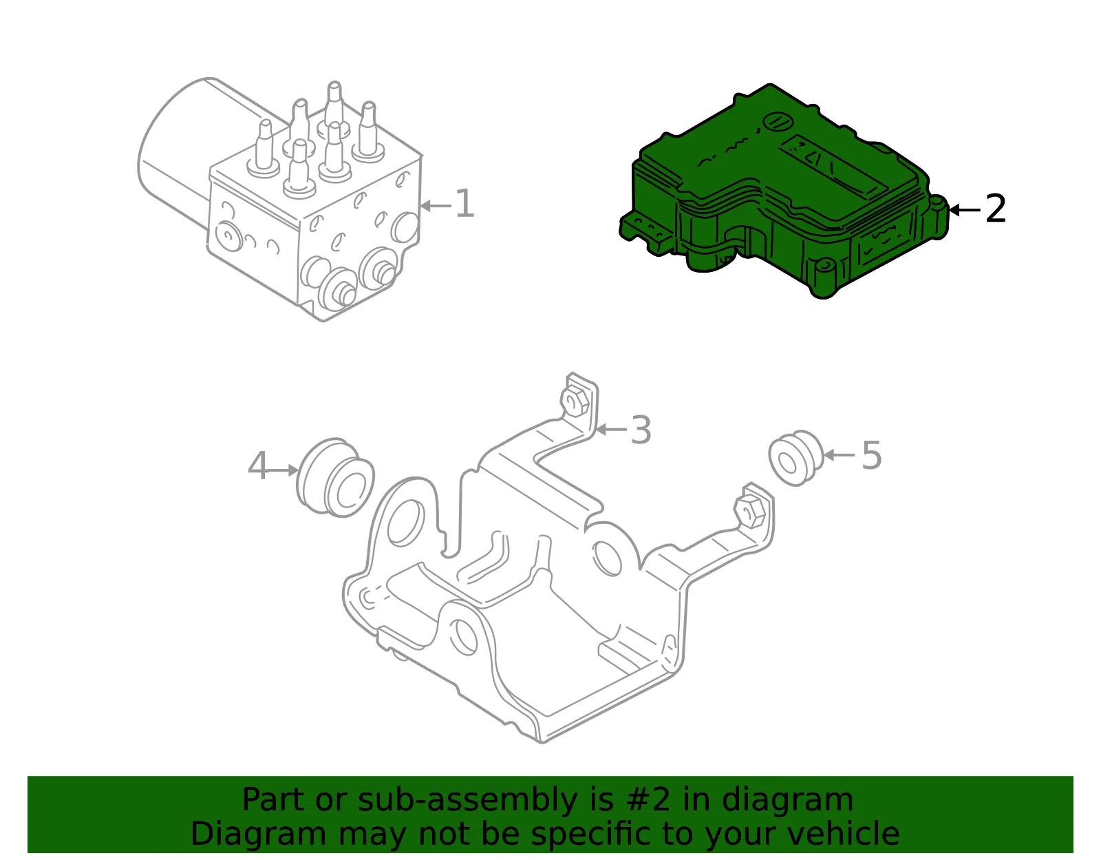 ABS Control Module - GM (19244903)