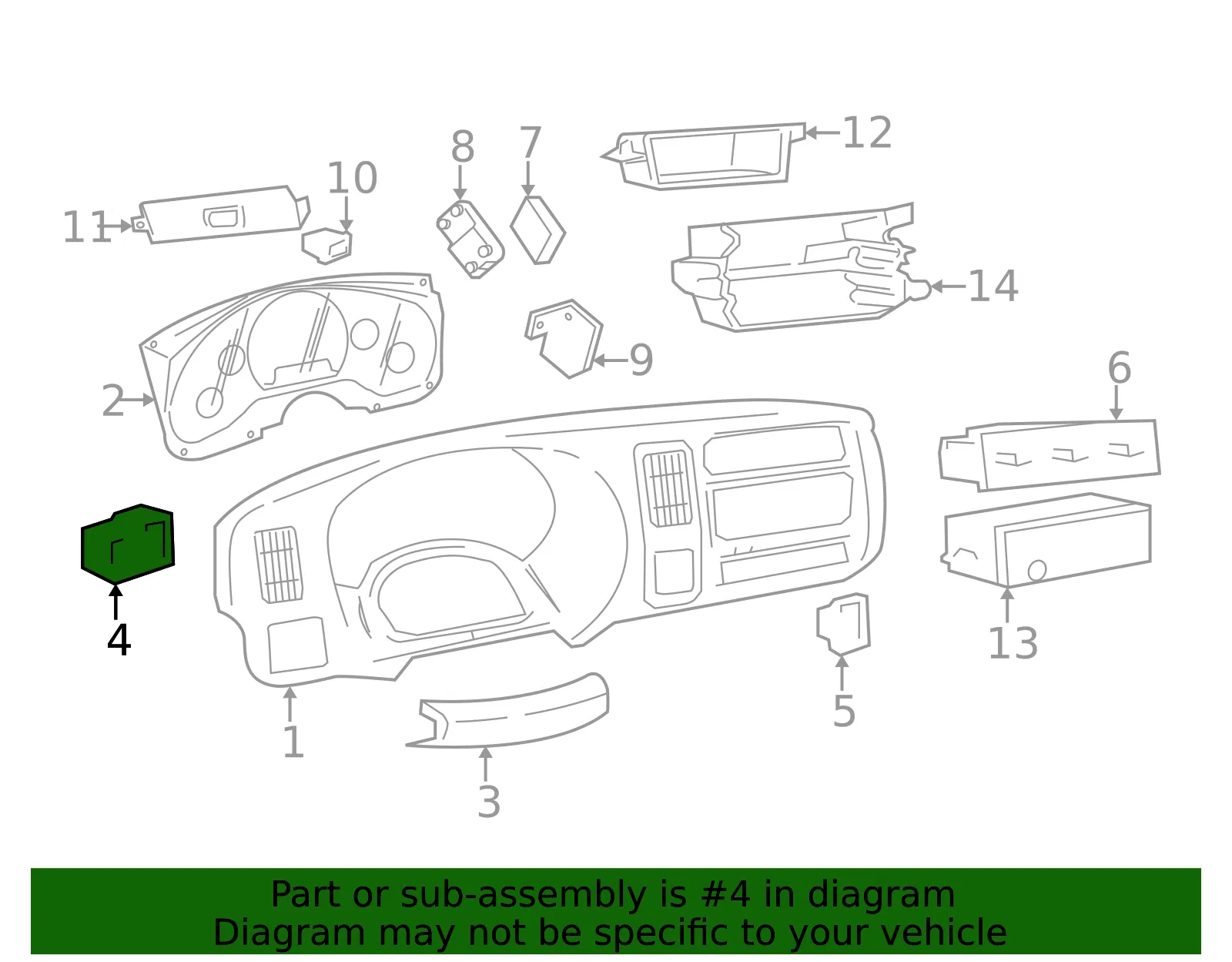 Headlamp Switch - GM (19245093)