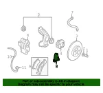 Front Wheel Speed Sensor - ACDelco (19259629)