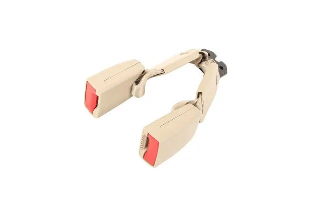 Light Neutral Rear Driver Side Seat Belt with Buckle - GM (19302985)