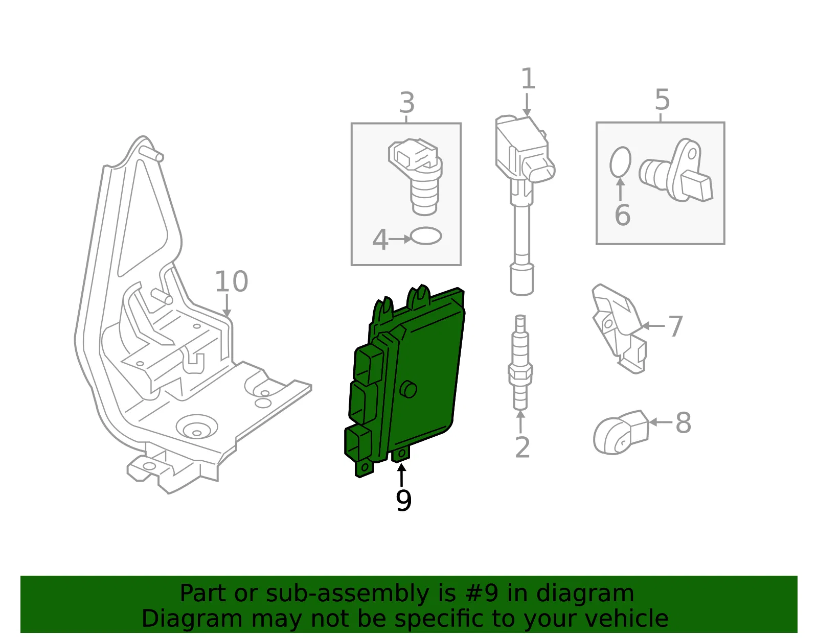 Engine Control Module - GM (19316364)