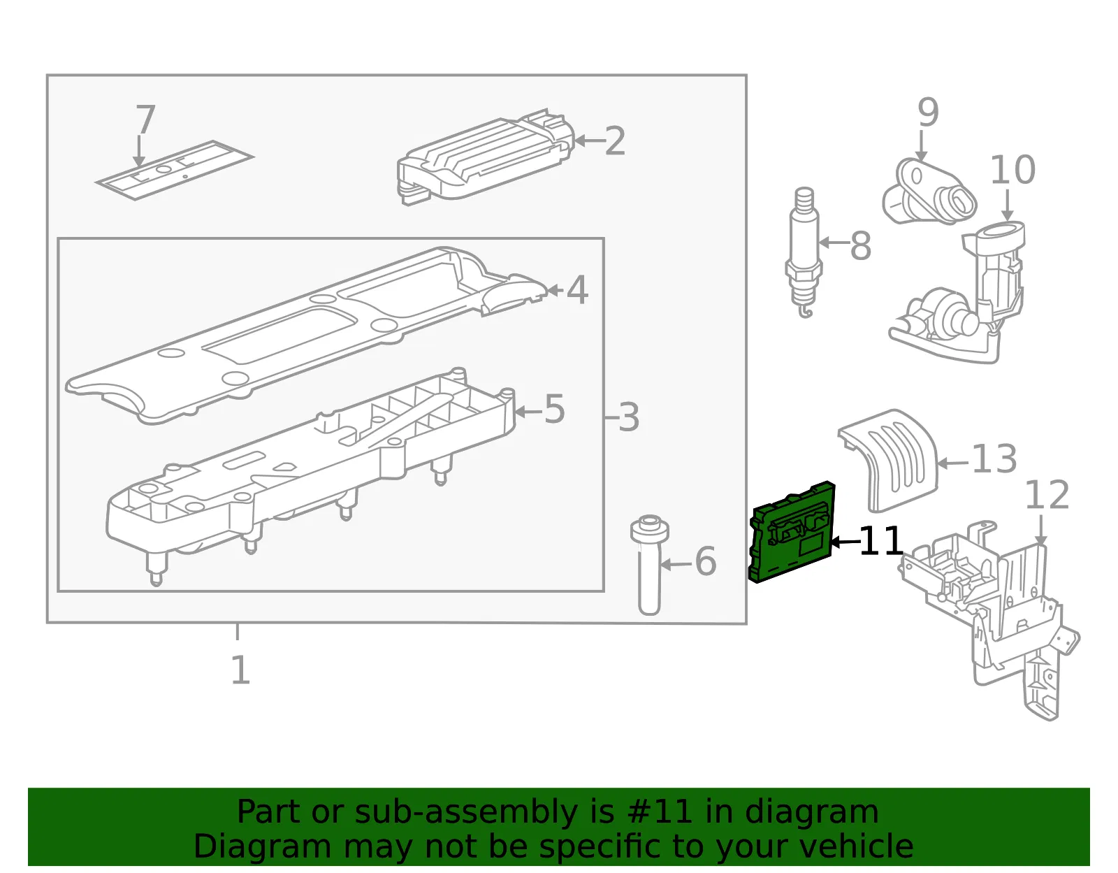 Engine Control Module, Refurbished - GM (19369985)