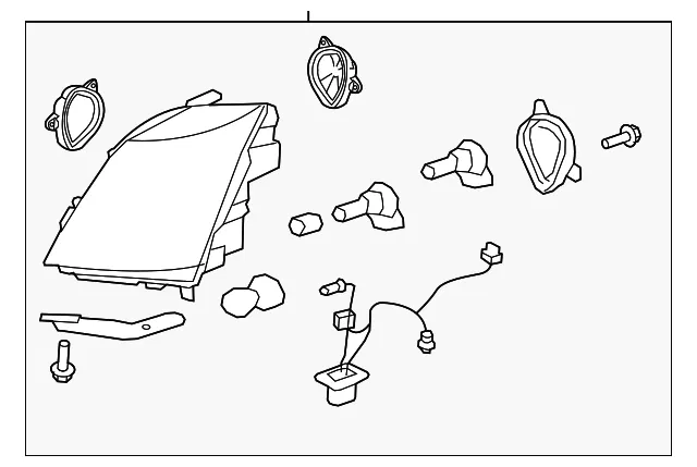 Headlamp Assembly - GM (19433120)
