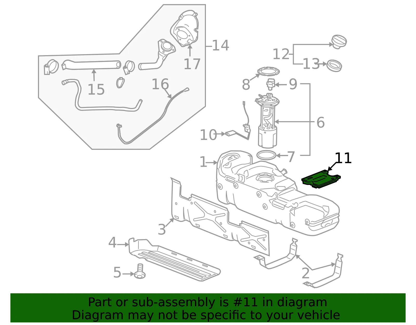 Fuel Pump Flow Control Module - GM (20964305)