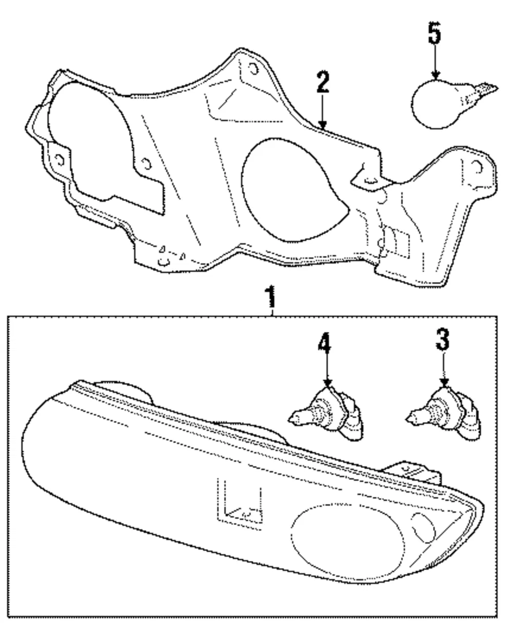 HEADLAMP - GM (21112455)