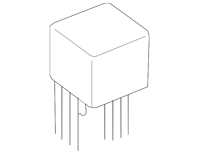 Black Multi-Purpose Relay - ACDelco (21997416)