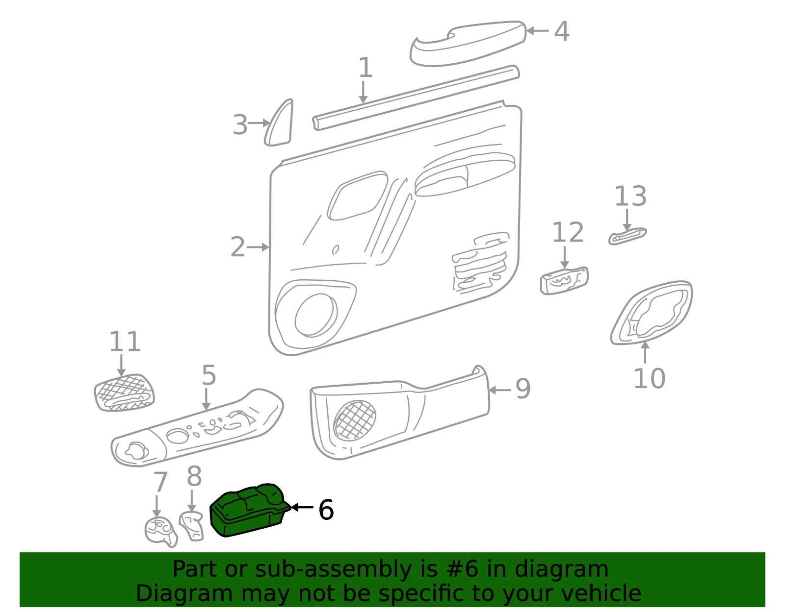 Switch Window Lock - GM (22101071)