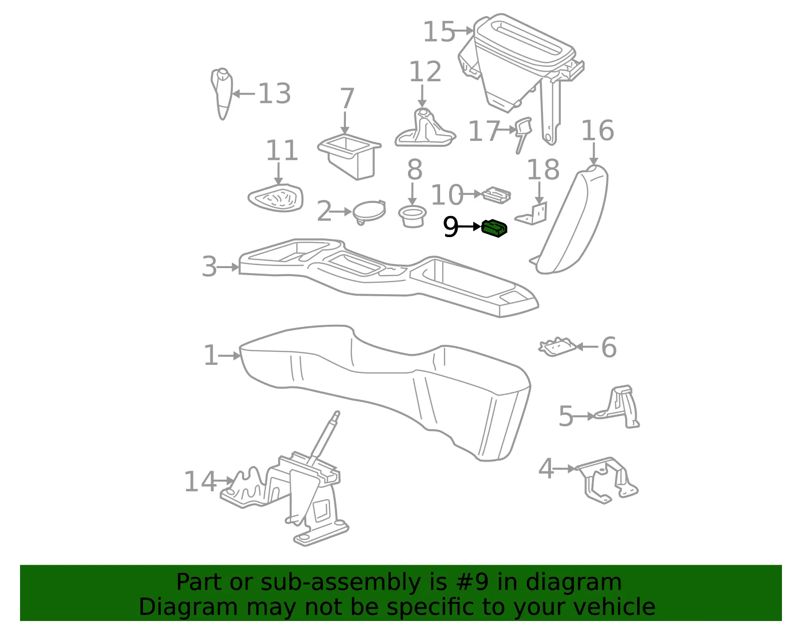 Black Side Window Switch - GM (22610145)