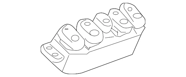 Ebony Side Window Switch - GM (22722502)
