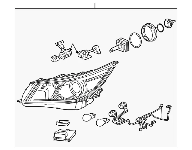 Headlamp Assembly - GM (22743218)