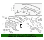 Windshield Wiper System Module Support - GM (22743801)